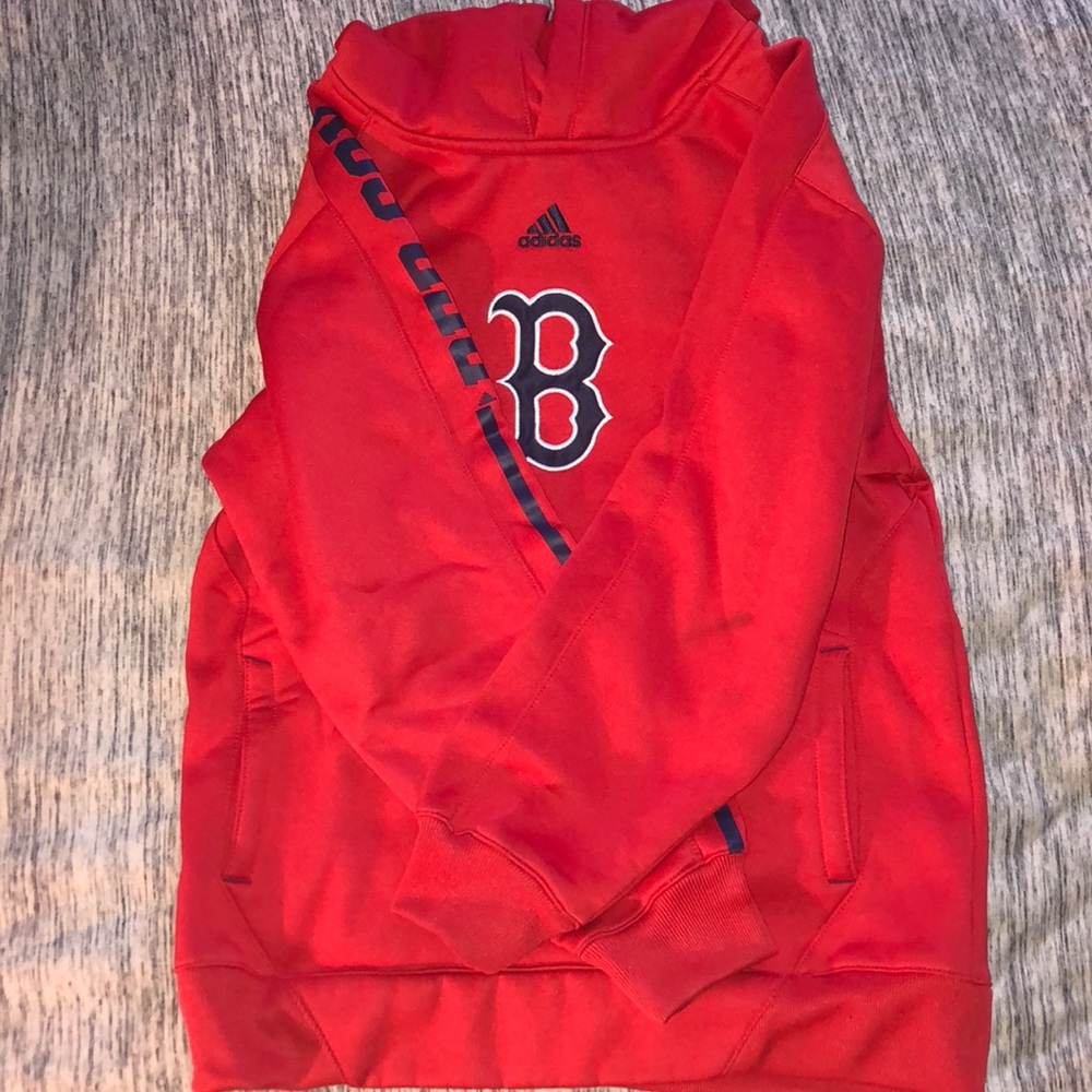 Men’s Red Medium Adidas Boston Red Sox Hoodie